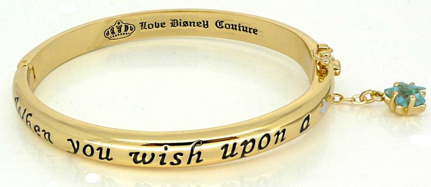 Disney Couture Gold Wish Upon a Star Bracelet  