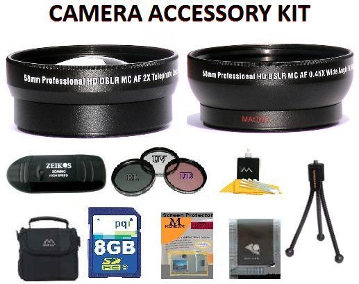 Accessory Kit for Canon PowerShot G12 G11 G10  