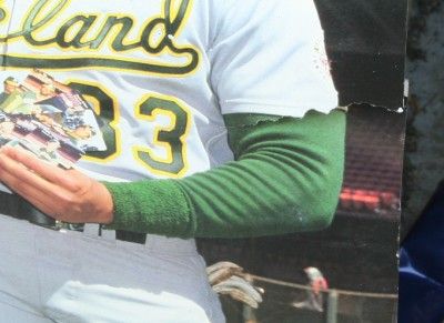 Oakland As Jose Canseco Signed Mothers Cookies Sign  