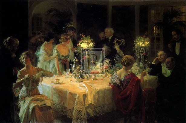 JULES GRUN The Dinner Party new PRINT visit our shop  