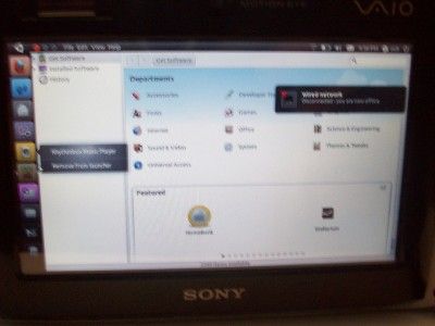 Sony Vaio PCG 1K1L Handheld Computer  