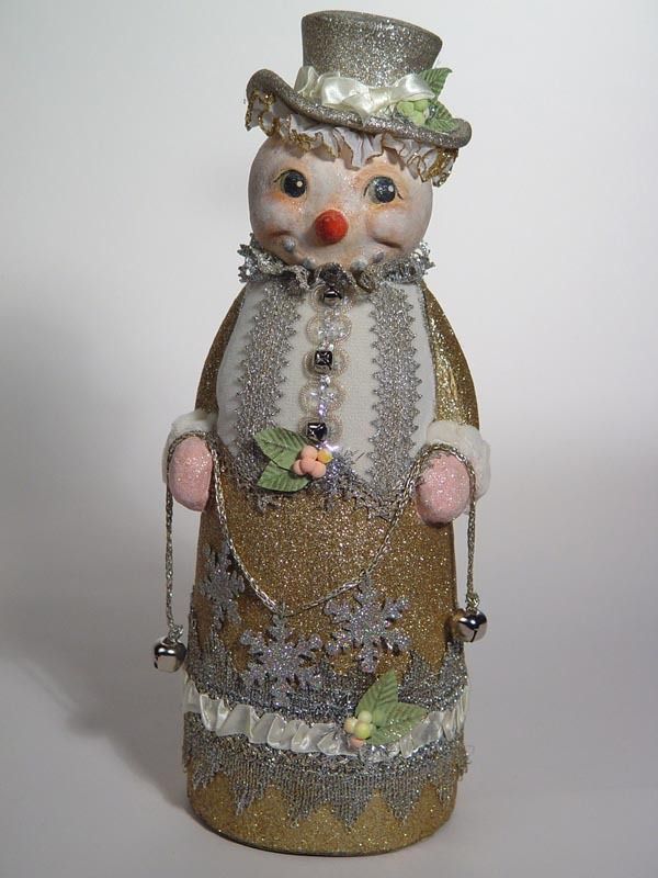 BELSNICKLE SNOWMAN Figurine Old World Katherines NEW  