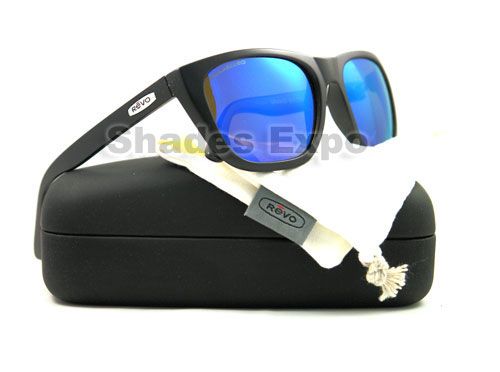 REVO SUNGLASS POLARIZED RE 4052 05 BLACK GRAND SIXTIES  