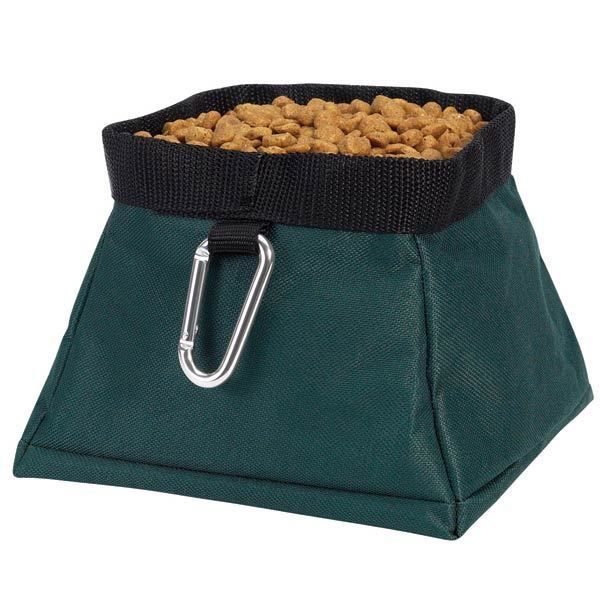 Guardian Gear Travel Bowls Dish w/Clip Hunter Green DOG  