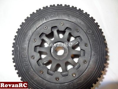 Short Course truck tires on rims fits HPI Baja 5T 5SC KM T1000 T2000 