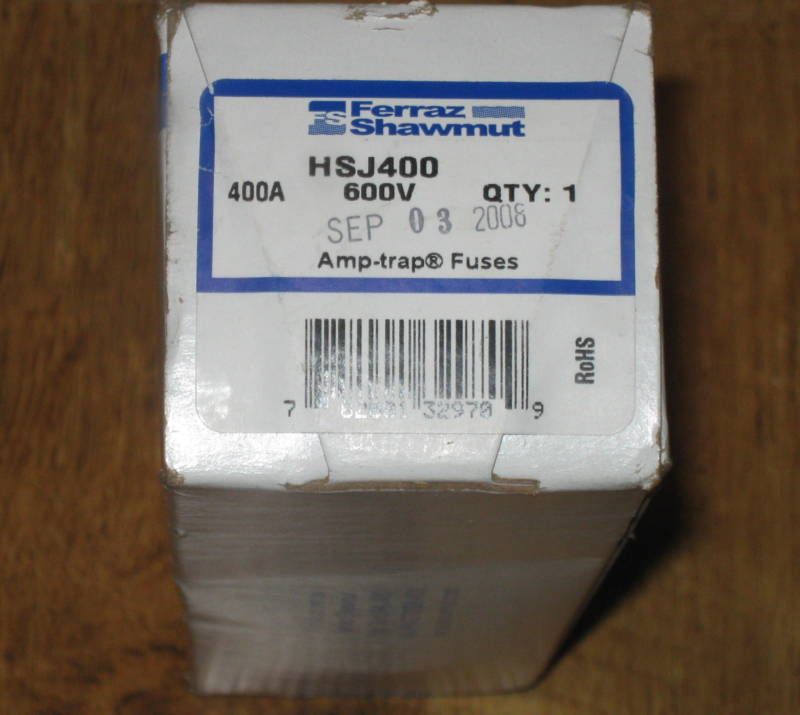 Ferraz Shawmut HSJ 400 Amp Fuse Amptrap HSJ400  