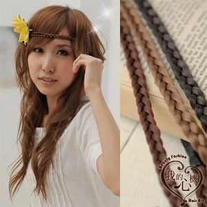 Wedding Wig Plait Braided Hair Head Band Hippy Gypsy  