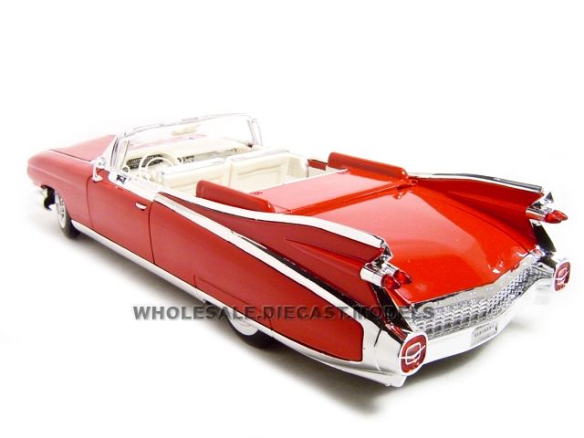 1959 CADILLAC EL DORADO BIARRITZ RED 118 DIECAST  