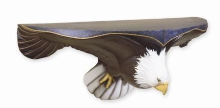 Large Bald Eagle Shelf by Loon Lake Decoy Company  