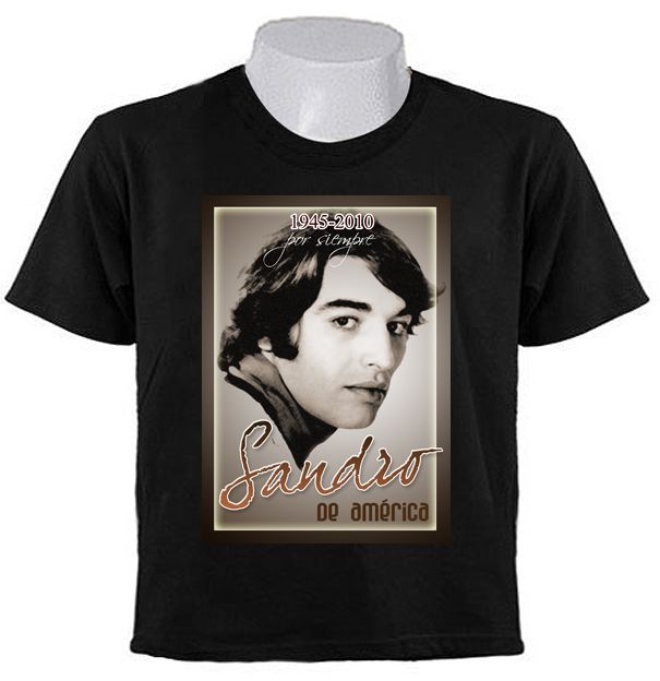 SANDRO DE AMERICA T SHIRTS MEMORIAL Gitano Argentina Singer  