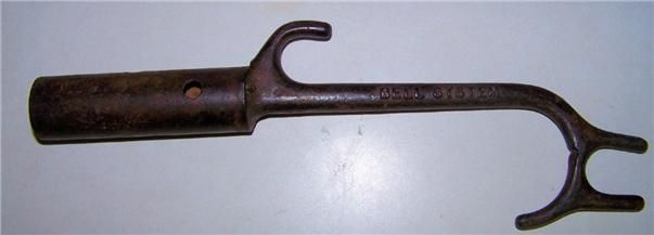 ANTIQUE BELL SYSTEM TELEPHONE LINE TOOL 12 HOOK  