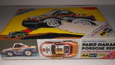 MITSUWA PORSCHE 959 PARIS DAKAR LeMANS 911 MID RACER CAR MODEL  