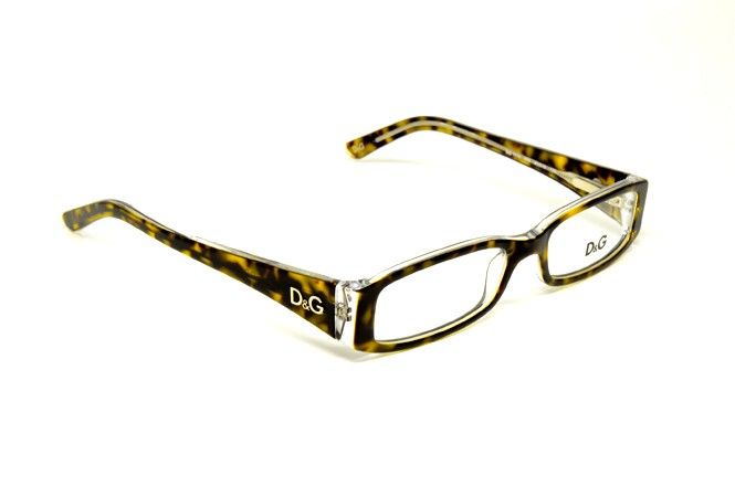 DOLCE GABBANA D&G DD 1179 556 S.49 RX GLASSES TORTOISE CLEAR 