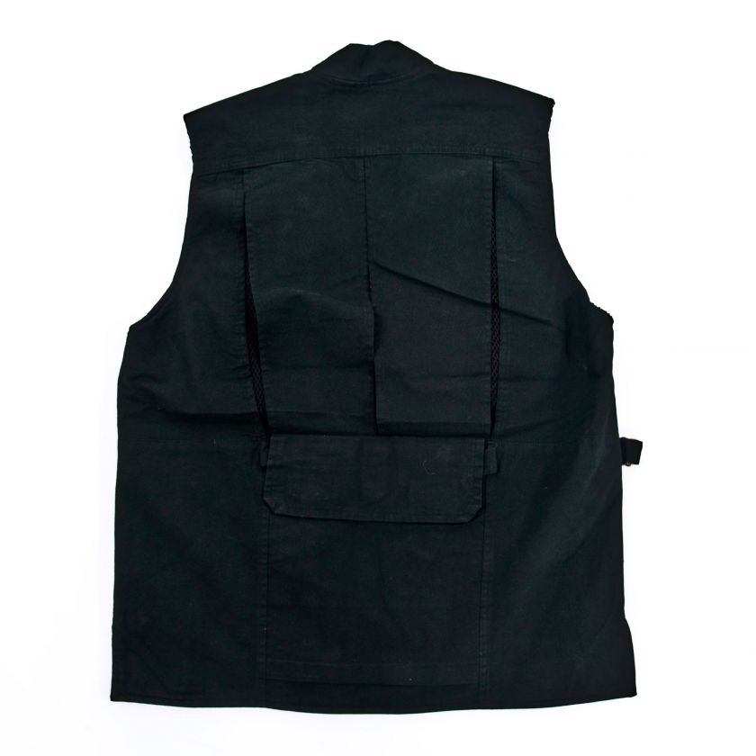 BLACK SAFARI 18 POCKETS FISHING HUNTING VEST MEN NWT  