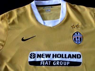   MODERN VINTAGE JUVENTUS 2008 GOLD AWAY #10 DEL PIERO Serie A SHIRT