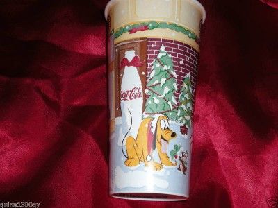 COCA COLA COKE DISNEY MICKEY MOUSE CHRISTMAS PAPER CUP  