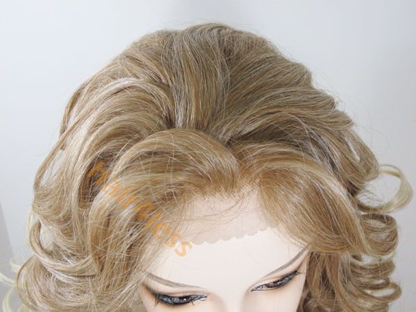   Front Long Loose Curl Full Wig LAVENDER in #TP613/27 Blonde Mix  