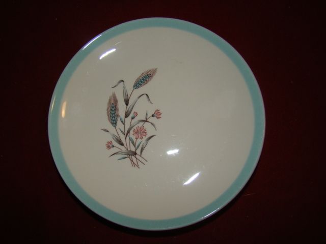 HOMER LAUGHLIN SPRING GARDEN LOT OF 3 LUNCH PLATES 9 1/4  