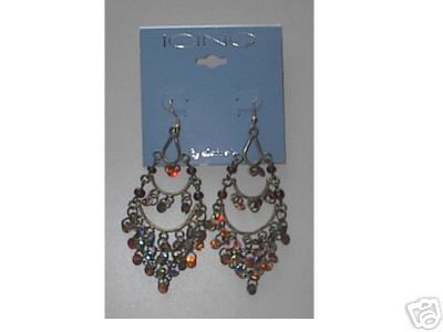 ICING by Claires CHANDELIER Earrings Multi Bronze CUTE  