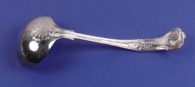 Vintage GRAVY LADLE, Kirk & Matz, Sheffield, England, KINGS (Shell 