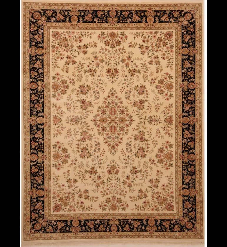 Lage area Handmade Chinese rug Wool & Silk 9 x 12  