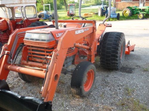 KUBOTA 3850 Loader Diesel 4X4 ,pto ,Finnish MOWER  