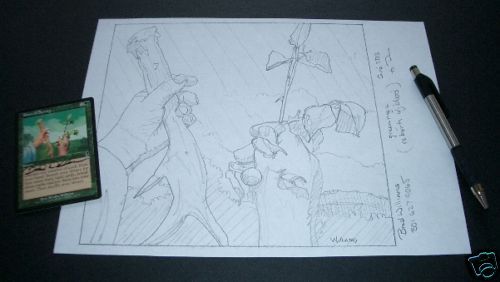 Signed MTG Original Art __ RITES OF SPRING __ Williams  