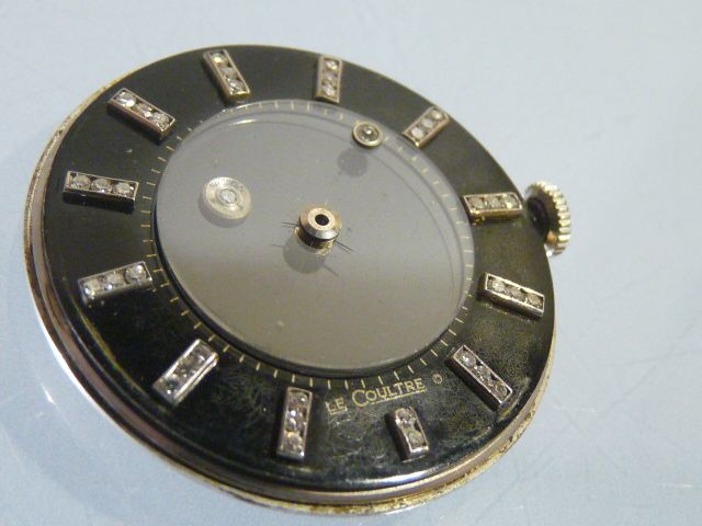   Lecoultre Vacheron Constantin Mystery Dial Diamond Indexes 14k Watch