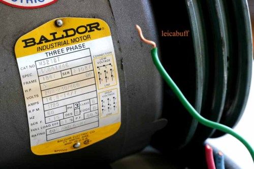 BALDOR HIGH EFFECIENCY ELECTOR MOTOR5HP Cat Nom3218T  