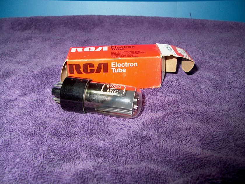 Electron Tube in Box By RCA 6Y6GA, tube audio  