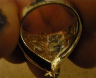 Gorgeous SeidenGang 18k Bas Relief Sterling Heart Diamond RIng NOT  