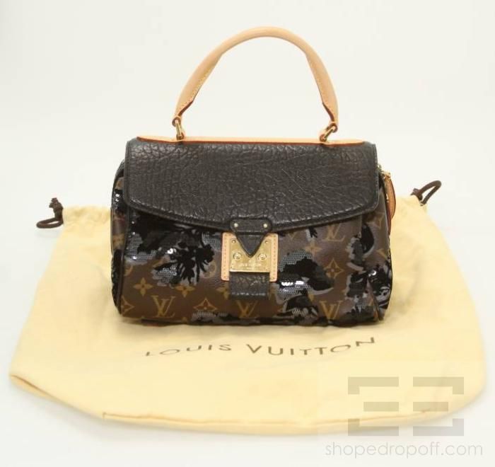   Vuitton FW 2010 Collection Fleur de Jais Carrousel Bag, NEW, RARE