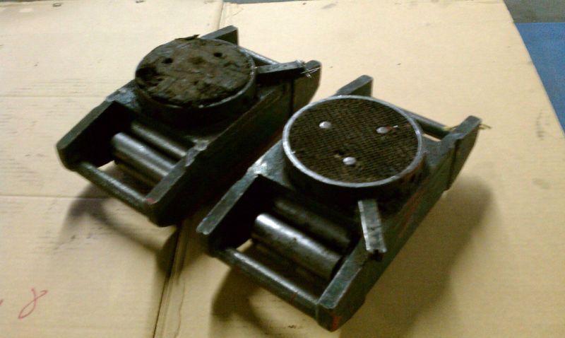 HILLMAN MACHINERY MOVING SKATES/DOLLIES (2)  