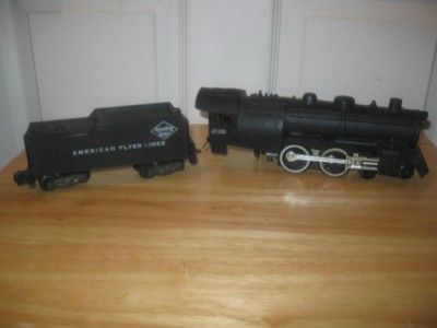   FLYER STEAM LOCOMOTIVE 21160 W/ TENDER READING LINES COAL CAR  