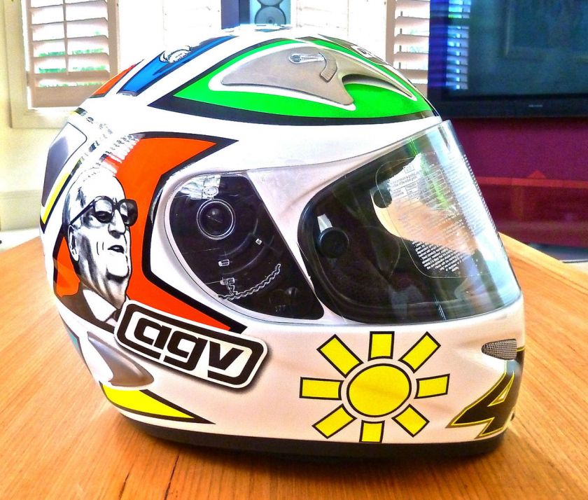 AGV Valentino Rossi’s Mugello 2006 Helmet by Milo Manara (New 