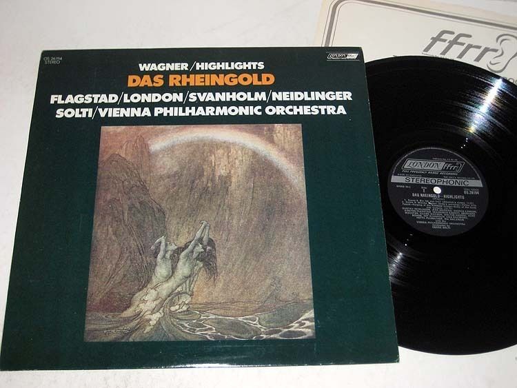 LONDON Stereo WAGNER/SOLTI Das Rheingold VG++/NM   