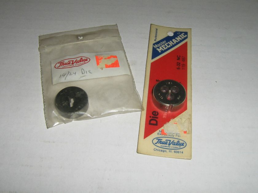 Master Mechanic TrueValue Round Die, NC & NF & NS made in USA  