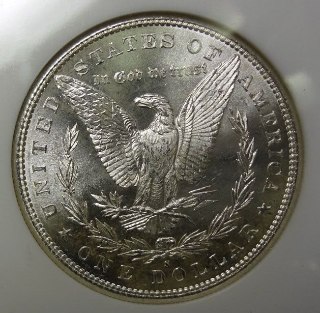 1881 S MORGAN DOLLAR NGC MS63  