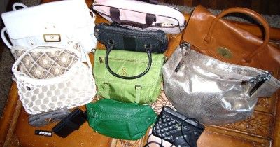 DESIGNER HANDBAG LOT Cole Haan Juicy Couture Fendi Michael Kors Paris 