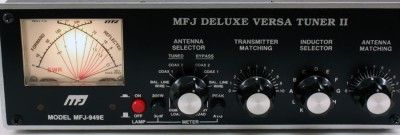 MFJ 949E DELUXE ANTENNA TUNER WITH CROSS NEEDLE WATTMETER, DUMMY LOAD 