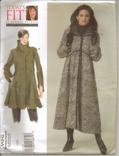 Vogue Sewing Pattern by Sandra Betzina Misses w/ Full Figure Plus Size 