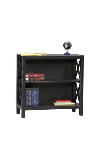 New Anna Collection 3 Shelf Bookcase   Antique Black  