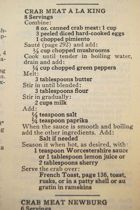 VINTAGE 1950S Joy Of Cooking Cookbook RECIPES Irma Rombauer & Becker 