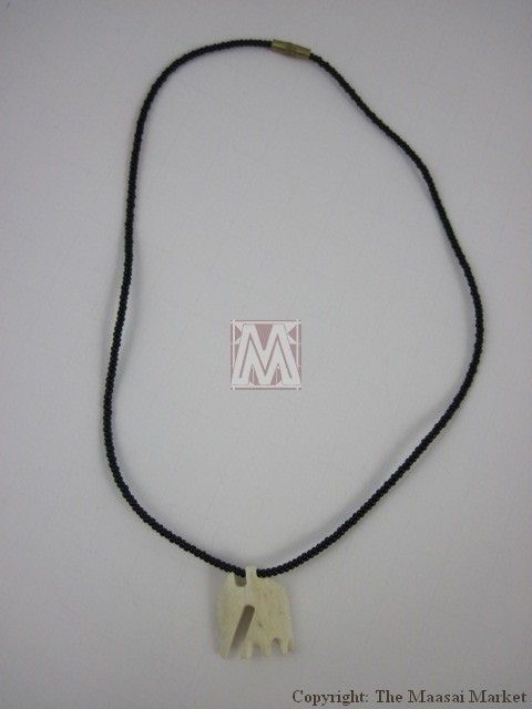 Maasai Market African Handmade Jewelry Masai Bead Elephant Cow Bone 