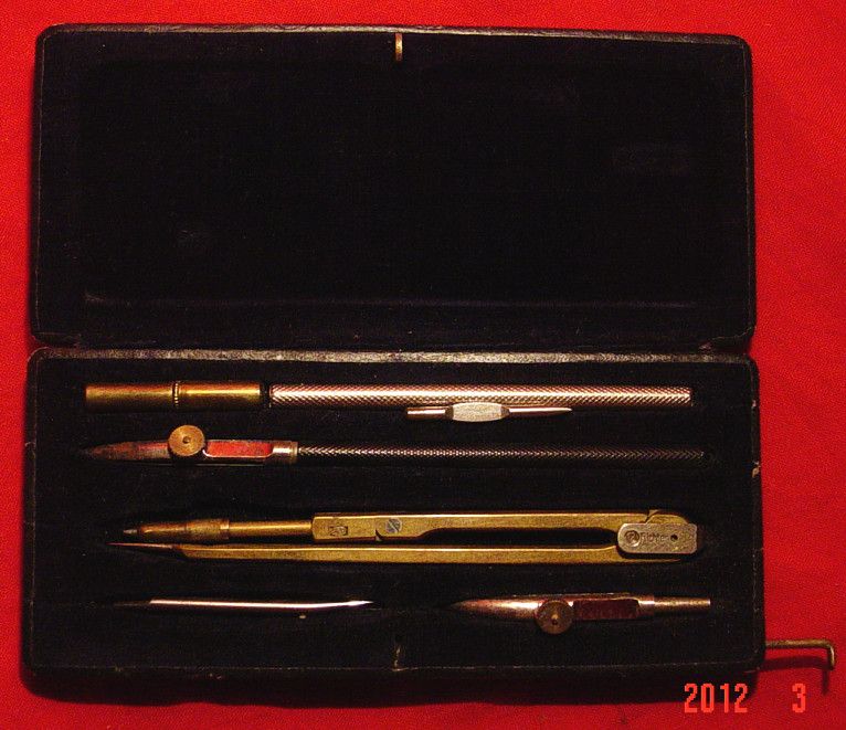 ANTIQUE GERMAN DRAWING INSTRUMENT SCHOLA E. O. RICHTER & Co  