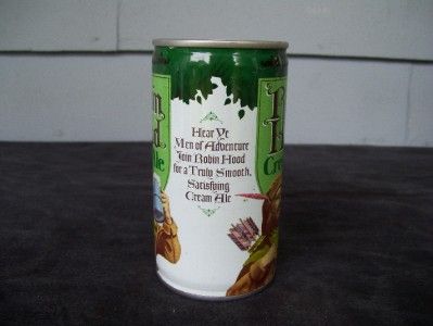 ROBIN HOOD CREAM ALE 12oz Steel Beer Can  