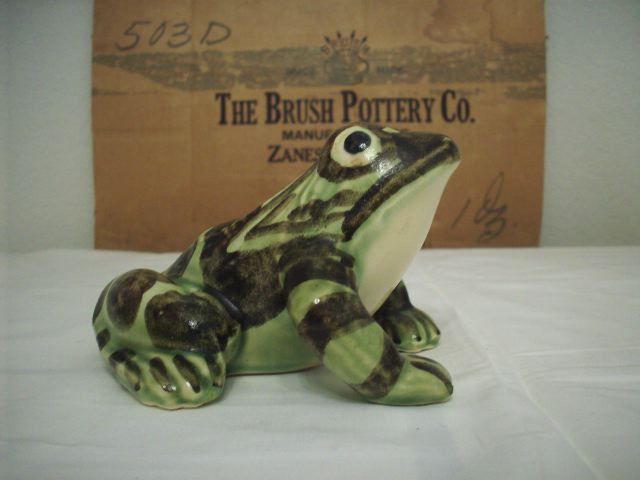 BRUSH MCCOY 486D 5” FROG LAWN ORNAMENT C938  