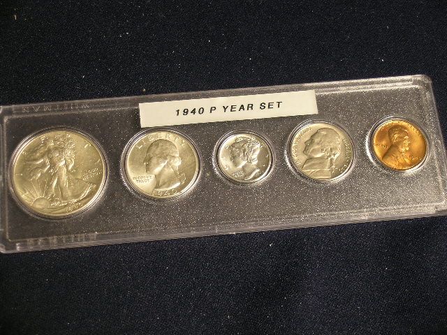 1940 P CHOICE AU/BU Year Set (40#1)  