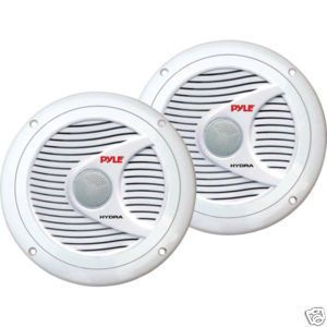 PYLE PLMR60W 6.5 2 WAY MARINE DUAL CONE SPEAKERS 150W  