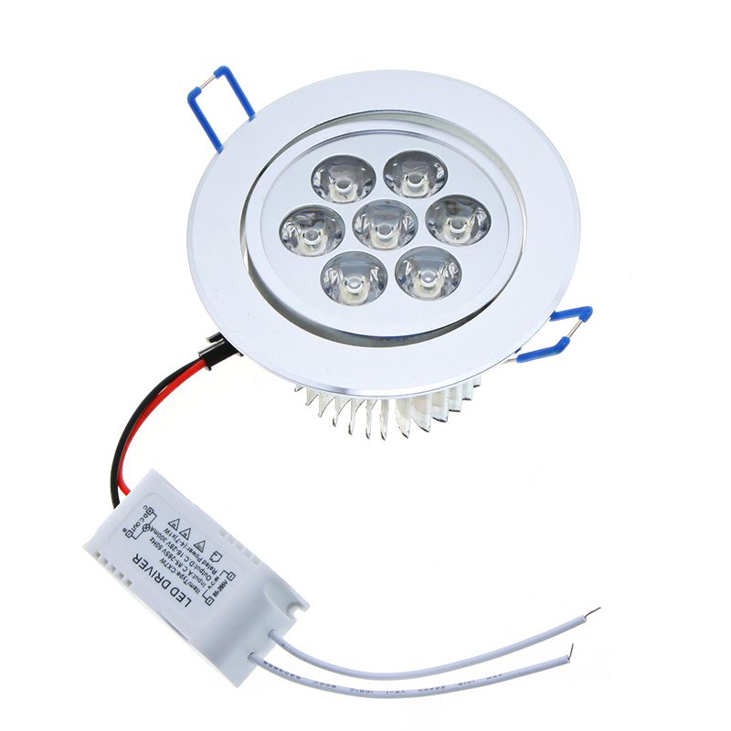 110/220V 7W 7 LED Ceiling Light Down Recessed Lamp Bulb 85~265V  